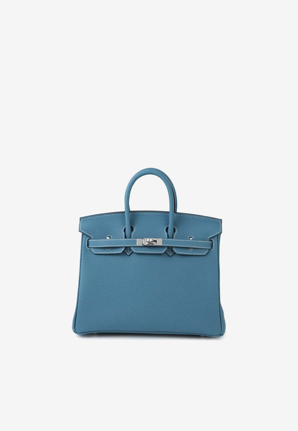 Hermès Birkin 25 in New Blue Jean Togo Leather with Palladium Hardware