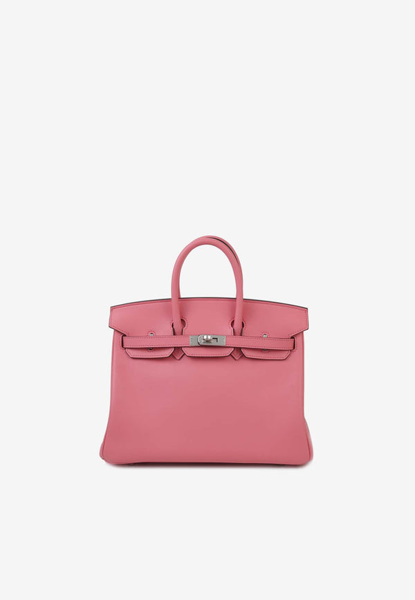 Hermès Birkin 25 in Rose d’Ete Swift Leather with Palladium Hardware