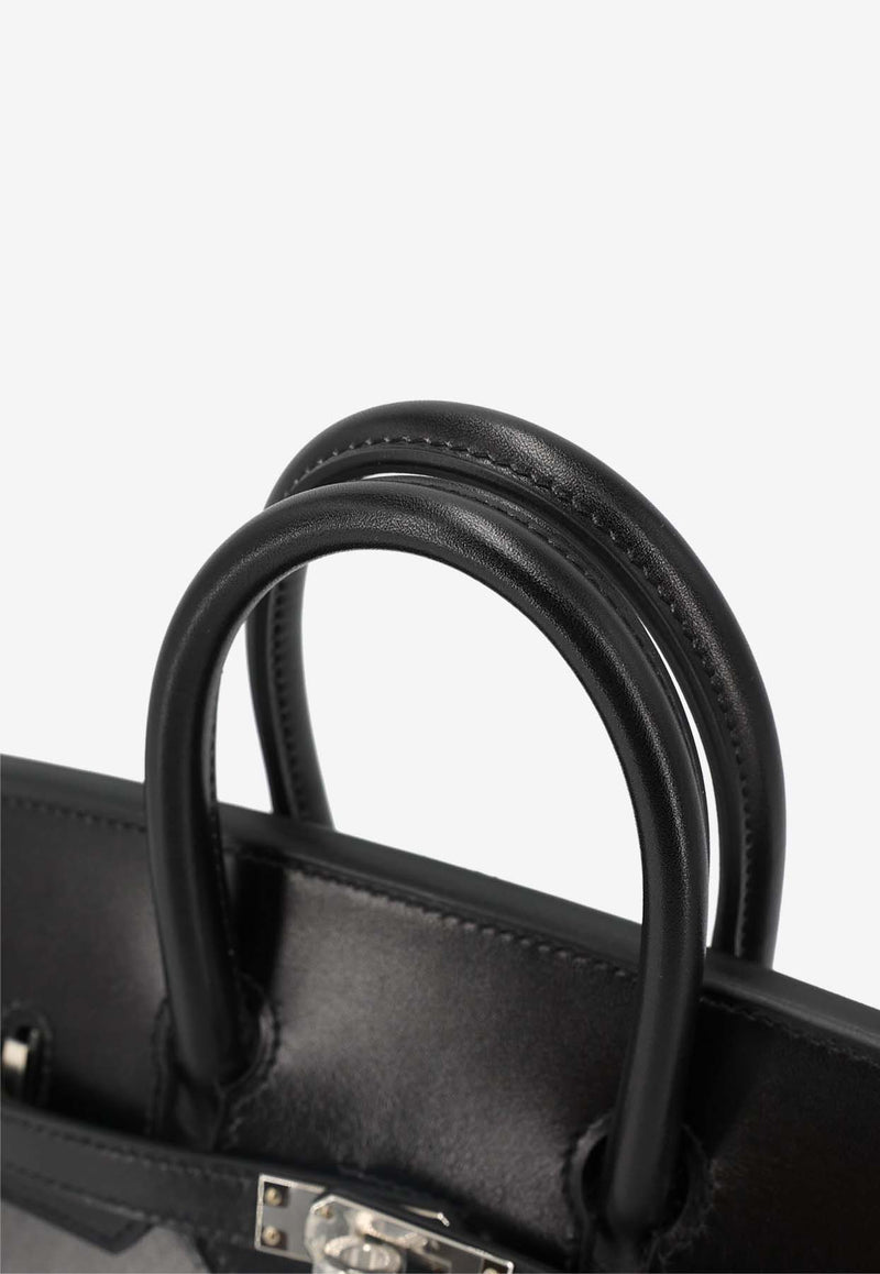 Hermès Birkin 25 Sellier in Black Box Calf Leather with Palladium Hardware