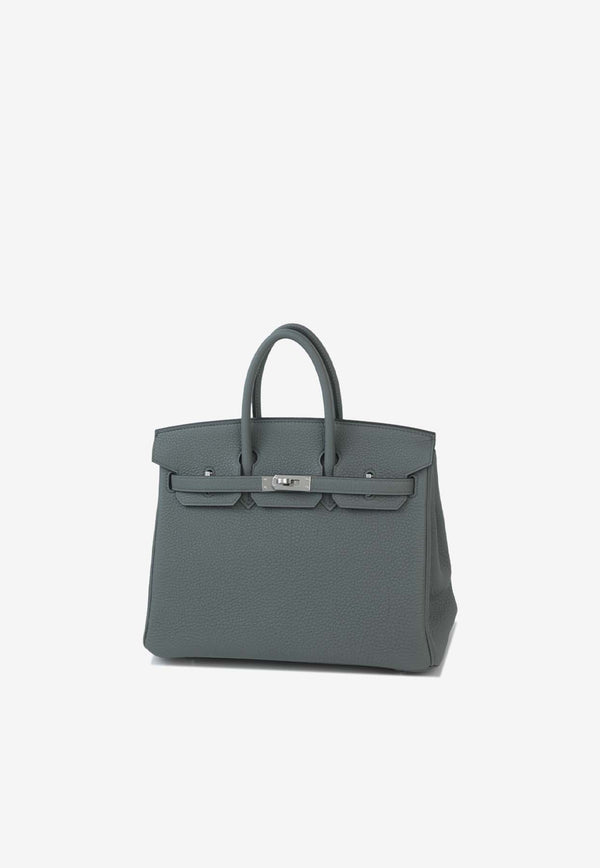 Hermès Birkin 25 in Vert Amande Togo Leather with Palladium Hardware