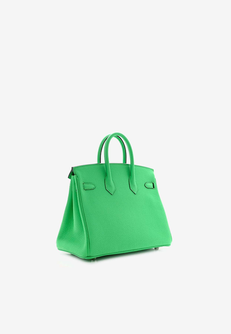Hermès Birkin 25 in Vert Comics Togo Leather with Palladium Hardware