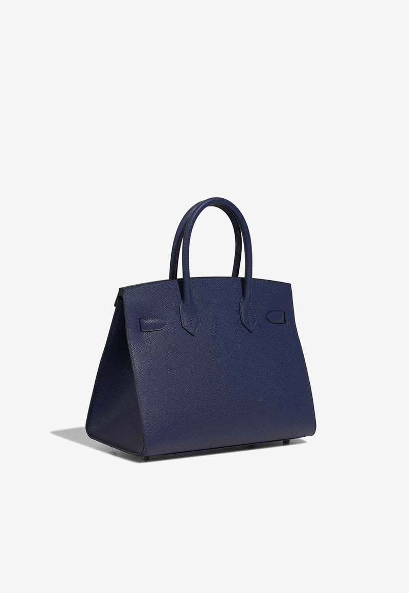 Hermès Birkin 30 in Bleu Navy Epsom with Palladium Hardware