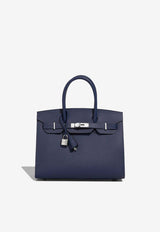 Hermès Birkin 30 in Bleu Navy Epsom with Palladium Hardware