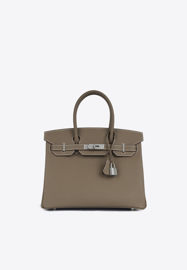 Hermès Birkin 30 in Etoupe Epsom Leather with Palladium Hardware
