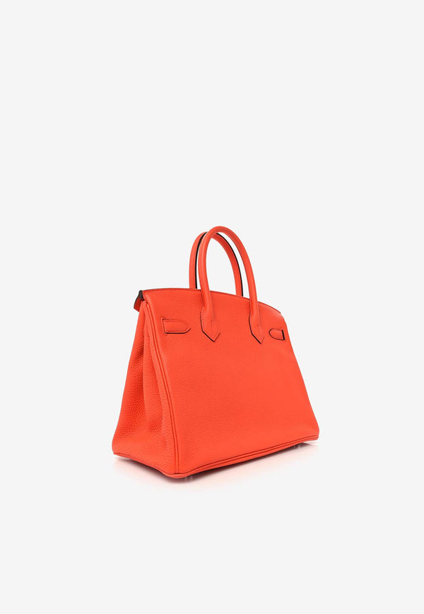 Hermès Birkin 30 in Orange Poppy Togo Leather with Palladium Hardware