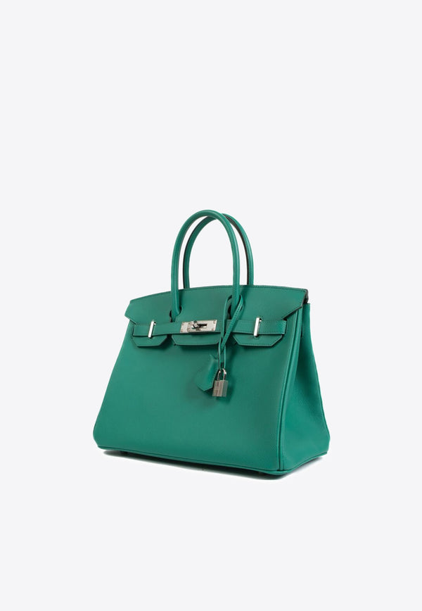 Hermès Birkin 30 in Vert Jade Epsom Leather with Palladium Hardware