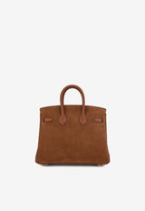 Hermès Birkin 25 Grizzly in Chamois Grizzly and Gold Swift with Gold Hardware