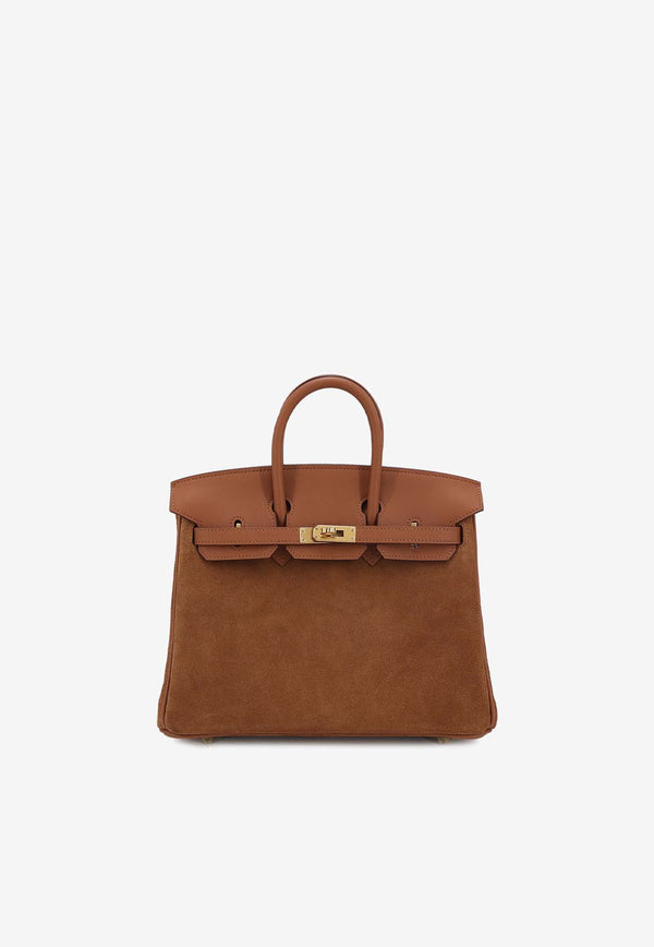 Hermès Birkin 25 Grizzly in Chamois Grizzly and Gold Swift with Gold Hardware