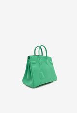 Hermès Birkin Shadow 25 in Menthe Swift Leather with Palladium Hardware