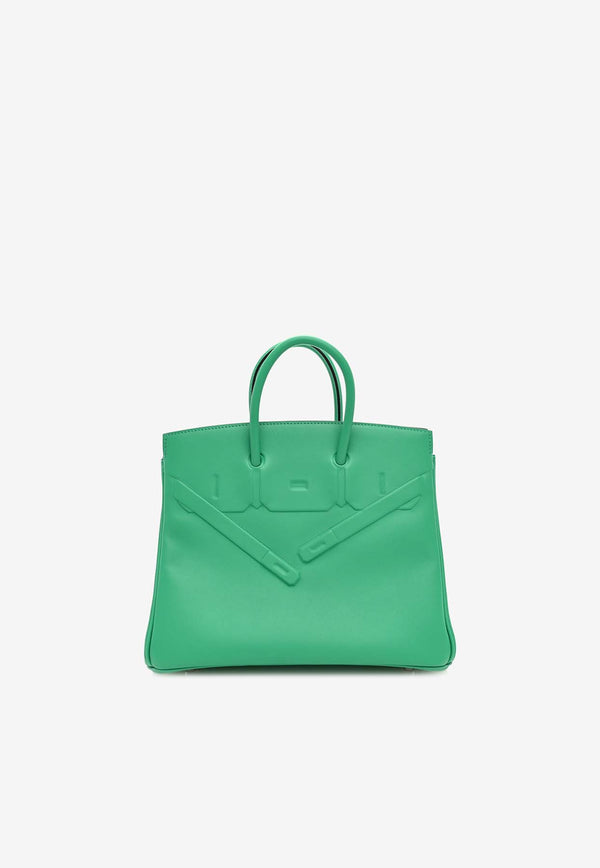 Hermès Birkin Shadow 25 in Menthe Swift Leather with Palladium Hardware