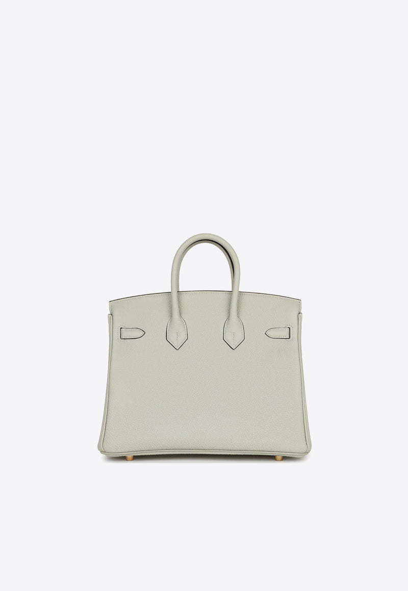Birkin 25 Sellier in Gris Neve Togo Leather with Gold Hardware
