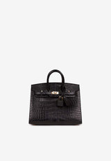 Birkin 20 Sellier in Black Matte Alligator Leather with Gold Hardware