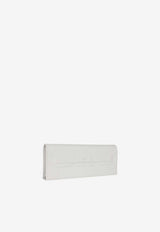 Birkin Shadow Clutch 29 in New White Swift Leather