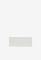 Birkin Shadow Clutch 29 in New White Swift Leather