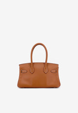 Birkin Shoulder Light 29 in Gold Evercolor with Palladium Hardware