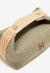 Hermès Small Bride-a-Brac Pouch in Canopee, Ecru and Jaune Bourgeon Wool