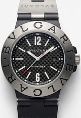 Bvlgari Chronograph Bvlgari 41mm Aluminum Watch Black BVLCB41AW_TH