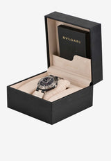 Bvlgari Chronograph Bvlgari 41mm Aluminum Watch Black BVLCB41AW_TH