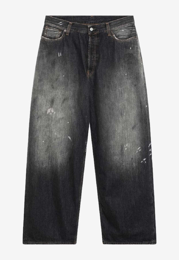 Acne Studios Distressed-Effect Jeans  Black C00089DE/R_ACNE-900