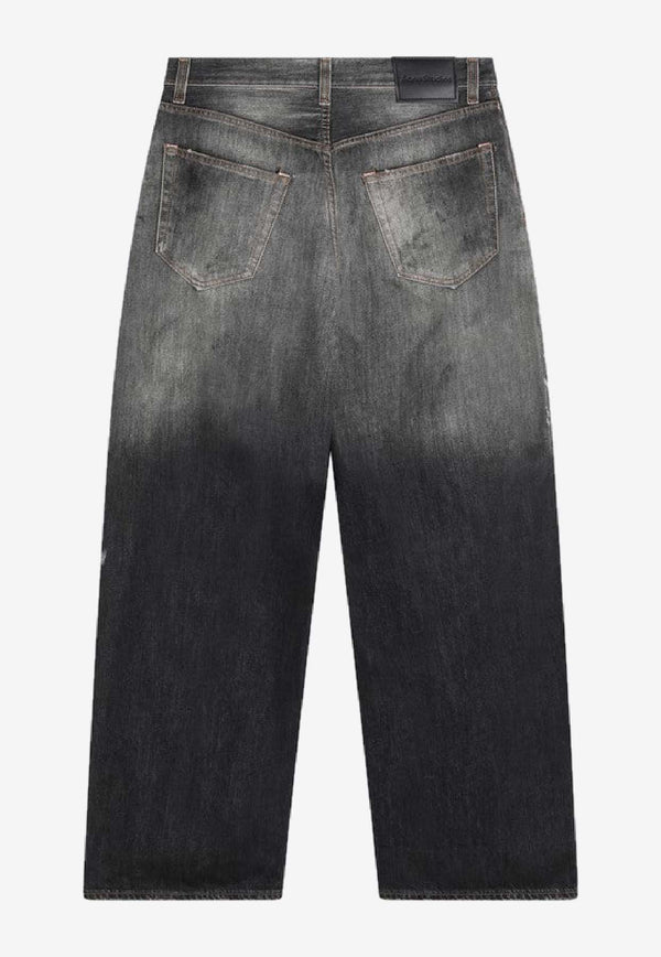 Acne Studios Distressed-Effect Jeans  Black C00089DE/R_ACNE-900