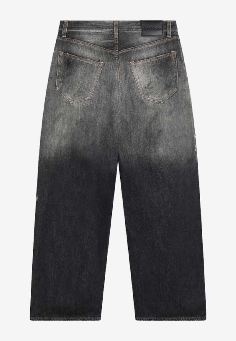 Acne Studios Distressed-Effect Jeans  Black C00089DE/R_ACNE-900