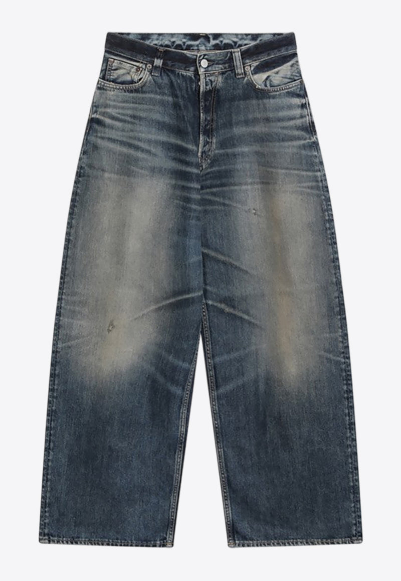 Acne Studios Loose-Fit Faded Jeans Blue C00094CO_ACNE-838