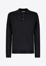 Long-Sleeved Polo T-shirt