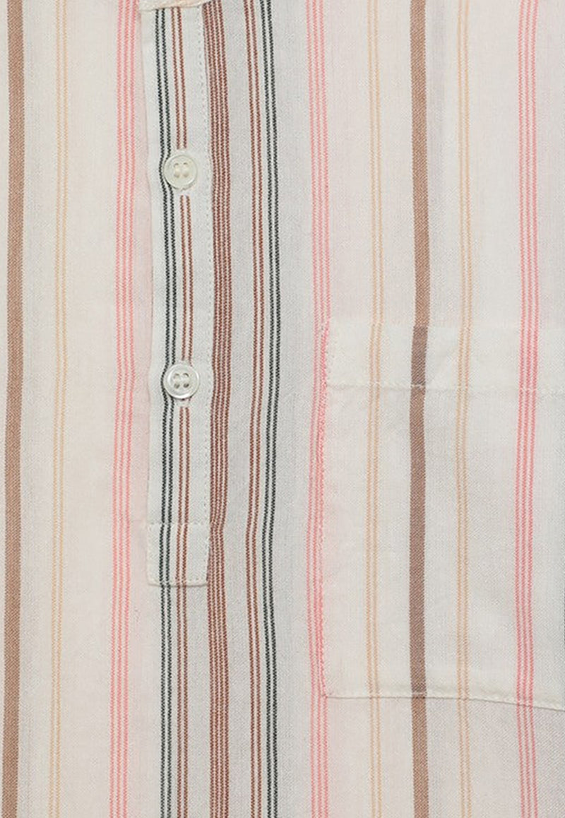 Bonpoint Boys Artiste Striped Shirt Multicolor C04BSHW00001CO/O_BONPO-280