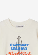 Bonpoint Boys Surf Cult Crewneck T-shirt C04BTSK00002CO/O_BONPO-103