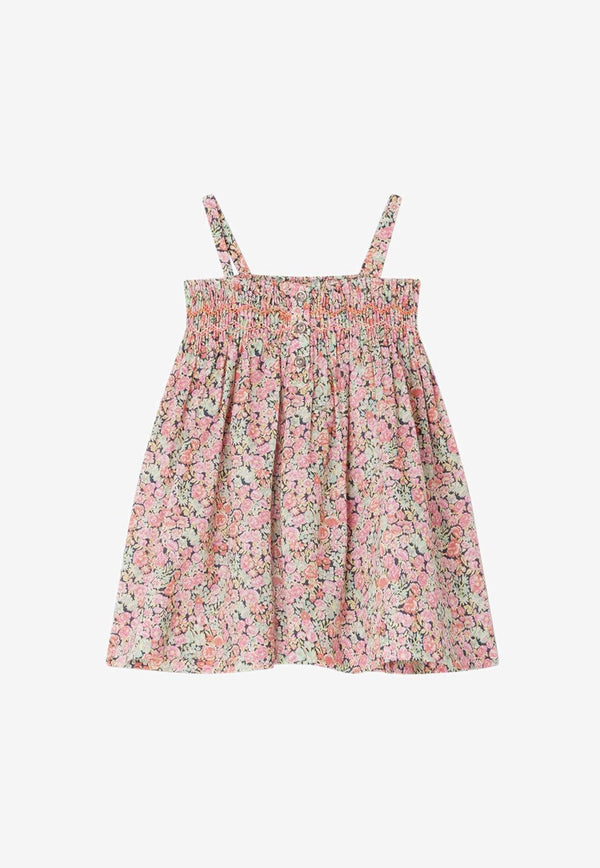 Bonpoint Baby Girls Fabricia Floral Smocked Dress C04XDRW00001-BCO/O_BONPO-535A Multicolor