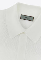 Micro-Structured Polo T-shirt