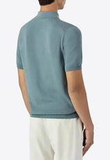 Micro-Structured Polo T-shirt