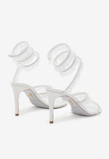Chandelier 80 Heeled Sandals with Crystals