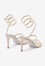 Cleo 80 Heeled Sandals with Crystals