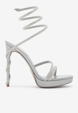 Margot 120 Platform Sandals with Crystals
