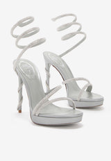 Margot 120 Platform Sandals with Crystals