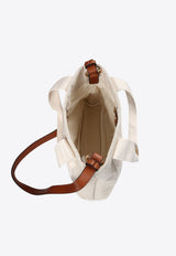 Chloé Kids Girls Logo Jacquard Shoulder Bag Beige C20424/Z40_NATURAL