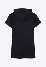 Chloé Kids Girls Logo Hooded Dress Navy C20435/859_NAVY