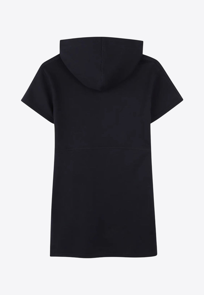 Chloé Kids Girls Logo Hooded Dress Navy C20435/859_NAVY