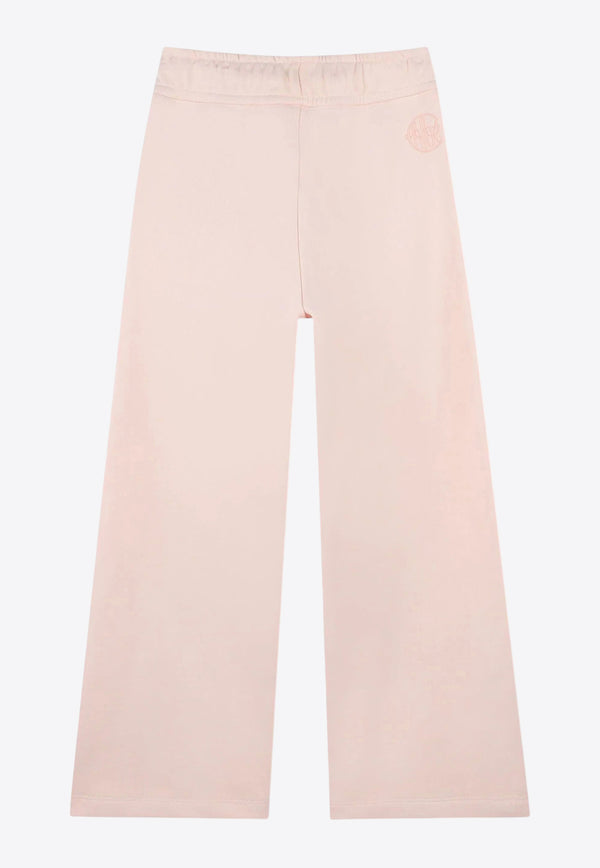 Chloé Kids Girls Logo Embroidered Track Pants Pink C20466/46J_PINK