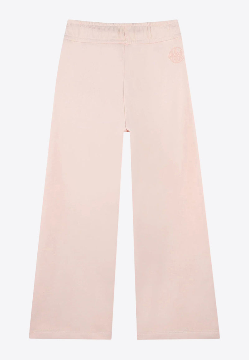 Chloé Kids Girls Logo Embroidered Track Pants Pink C20466/46J_PINK