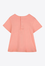 Chloé Kids Baby Girls Palm Tree Print Top Peach C20523/48D_PEACH