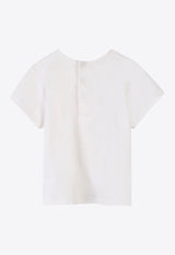 Chloé Kids Baby Girls Palm Print T-shirt White C20526/117_OFF-WHITE