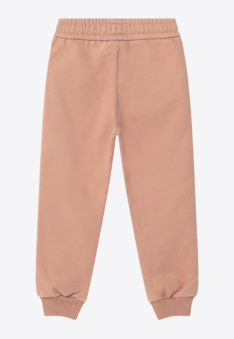 Chloé Kids Girls Logo Print Track Pants Pink C20631-BCO/R_CHLOE-31C