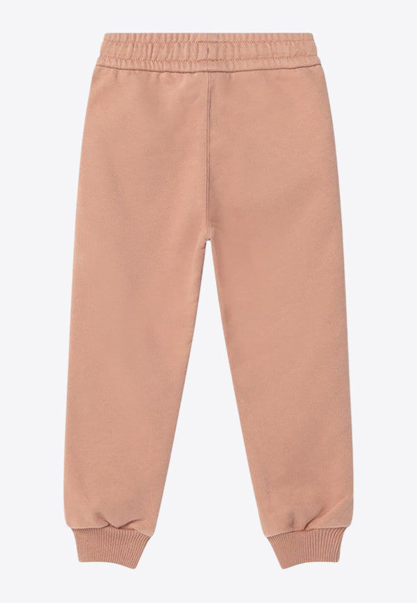 Chloé Kids Girls Logo Print Track Pants Pink C20631CO/R_CHLOE-31C