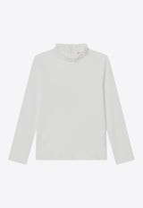 Chloé Kids Girls High-Neck Sweater White C20661CO/R_CHLOE-117