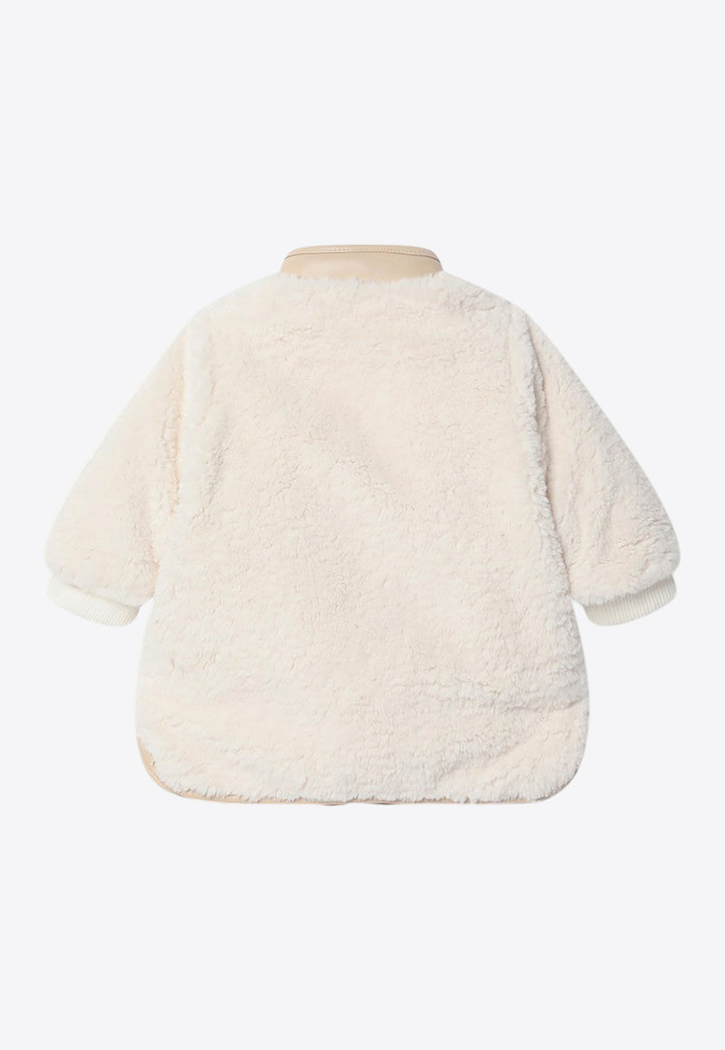 Chloé Kids Babies Shearling-Effect Jacket White C20728PL/R_CHLOE-117