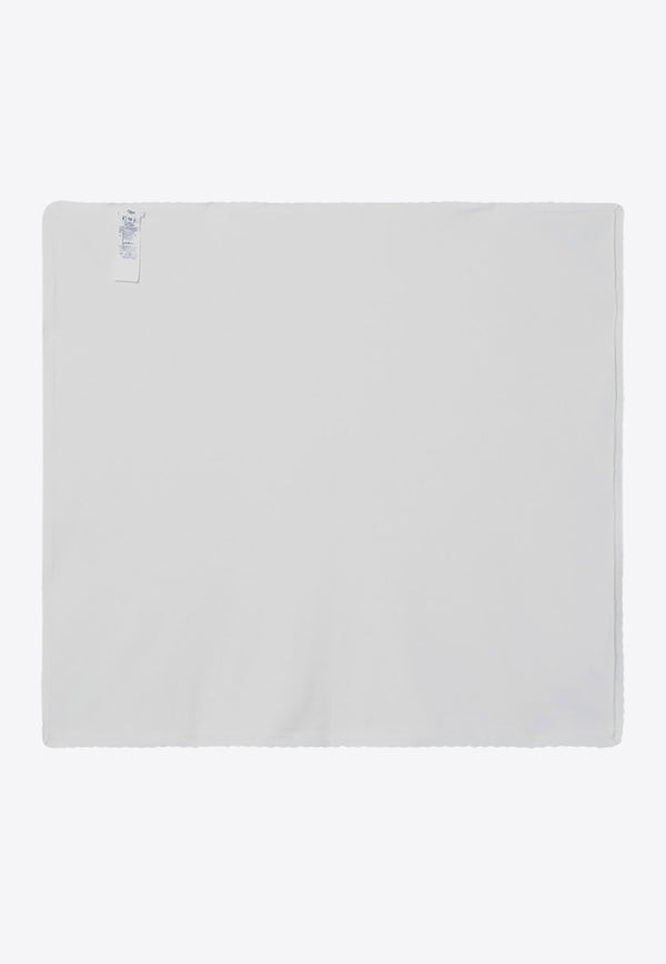Chloé Kids Babies Logo Embroidered Blanket White C20771CO/R_CHLOE-117