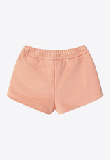 Chloé Kids Girls Logo Patch Shorts Apricot C20846-BCO/S_CHLOE-43A