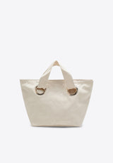 Chloé Kids Girls Embroidered Logo Tote Bag Ivory C20872CO/S_CHLOE-148